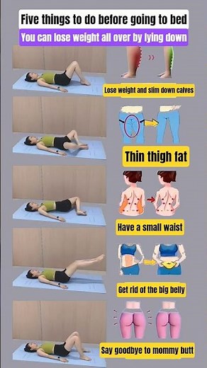 Night Stretch Routine | Reduce Belly, Thigh & Calf Fat Naturally#NightWorkout #FatLossSupport