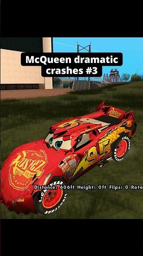 Lightning McQueen | DRAMATIC CRASHES PT.3 #gta #beamng #gaming
