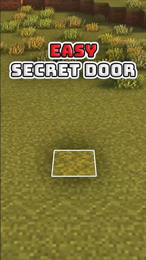 EASIEST SECRET PISTON DOOR!