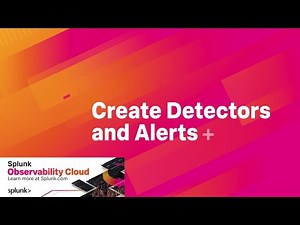 Setup Detectors and Alerts for Actionable Insights