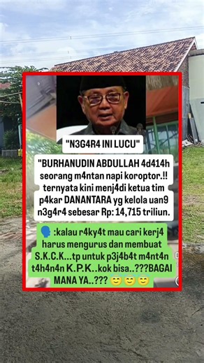 negara lucu, koruptor jadi pejabat #koruptor #korupsi #pejabatkorup