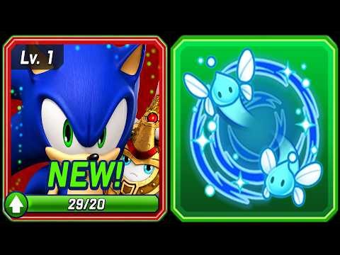 Sonic Forces Speed battle - Sonic & Caliburn Upgrade Dash Fairies Boost (android, ios) gameplay