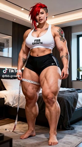 Not just muscular… monumental. 💪 Every flex pushes the limit of what a woman can be. This isn’t just strength—it’s fantasy made real. 😏 👉 More at FBBGrowth.com #FemaleMuscle #AmazonWoman #MuscularWomen #MuscleGrowth #FBBGrowth