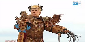 A giant 'God Emperor Trump' is terrifying people in Italy