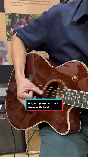 Ang sarap talaga tugtugin ng RJ Acoustic Guitars! Get this and more up to 50% OFF on all items in store and online! Shop now via Lazada, Shopee, or TikTok Shop! #fyp #guitartok #rjguitars #rjguitar #rjguitarcenter #rjangsaraptugtugin