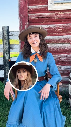 CBC on Instagram: "Yes, that’s Amber Marshall, as Annie Oakley, on an episode of Murdoch Mysteries that will air Jan 5 2026! #Heartland #AmberMarshall #murdochmysteries"