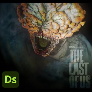 Fully Procedural Clicker - The Last of Us HBO fanart, Raouf Bejaoui