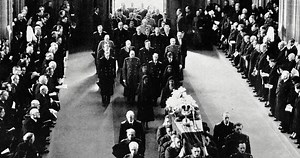 Royal Guests at the Funeral of King George VI