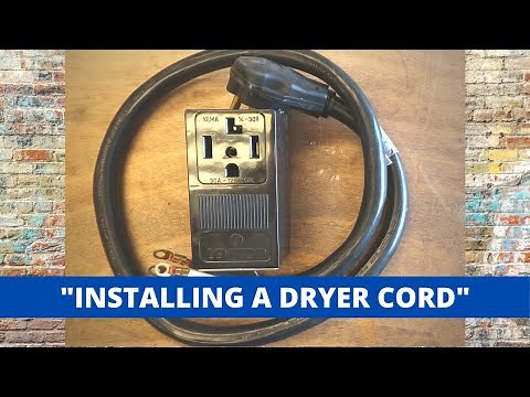 How to Install A 4 Prong Dryer Cord The Correct Way. YOU MUST WATCH TILL THE END!!!