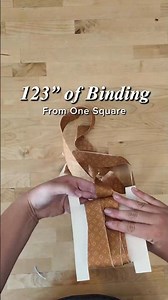 123" of Binding From ONE Square! ✂️ #shorts