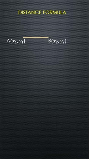 Distance formula || Distance between two point in plane