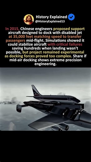 The Chinese Concept Aircraft Designed to Dock With Disabled Jet at Cruising Altitude