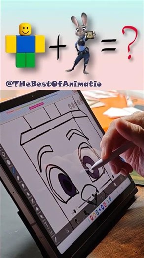 What does happen if to mix Judy Hopps + Roblox noob #howtodraw #zootopia2