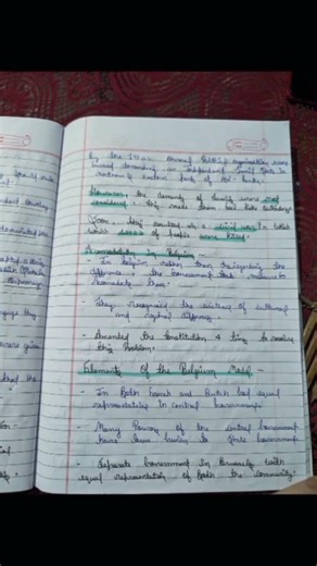 Power Sharing – Class 10 Civics 📘 handwritten good quality notes