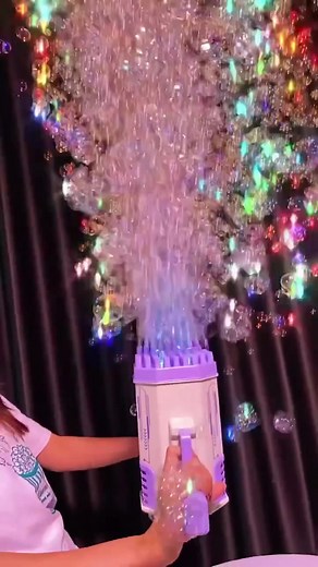 Explore Fun with 69-Holes Bubble Machine