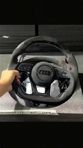 Audi RS LED Carbon Fiber Steering Wheel Upgrade | Custom Performance Interior