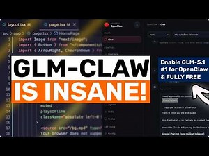 GLM-5.1 + OpenClaw: This is THE BEST & FREE Setup for OPENCLAW!