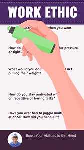 24K views · 180 reactions |  WORK ETHIC JOB INTERVIEW QUESTIONS:...