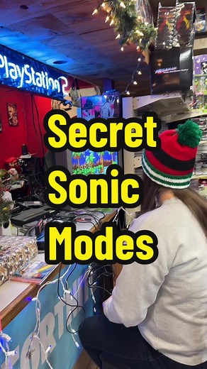 Another Zach fact! Did anyone else know how to access debug mode? #videogamestore #games #videogames #sega #sonic