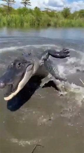 This Alligator Forgot How Gravity Works 🐊💀