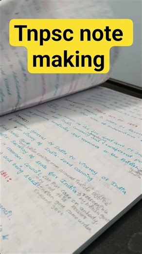 Tnpsc Note making🔥 || Handwritten notes♥️