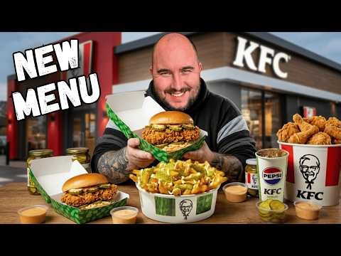 Eating The WHOLE New KFC Menu | Pickle Mania!