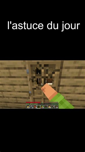protéger l'entrée de sa maison , astuce Minecraft 84 #minecraft #viral #gaming