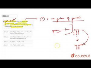 (A) : Parthenogenesis means the growth and development of an egg without fertilization. (R) : Most