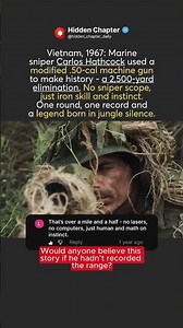 🎖Carlos Hathcock: The 2,500‑Yard Shot at Vietnam War 💥