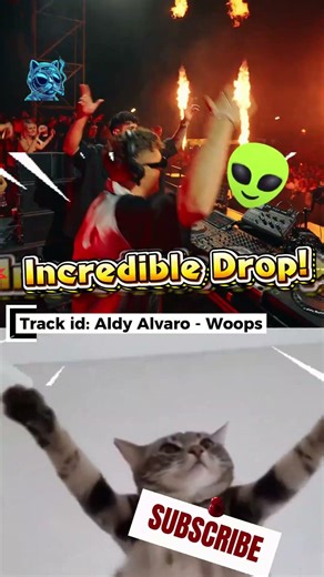 ALIEN DROP INSANE 👽💥 🎧😳 #catreaction #dropmusic