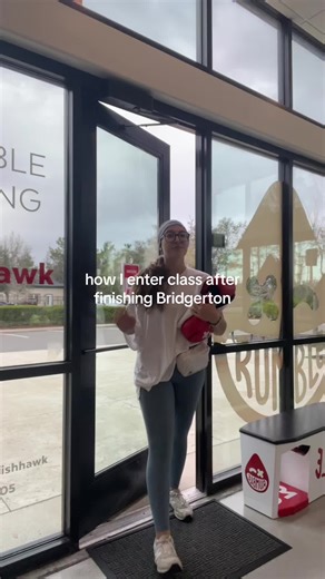 We may or may not be playing the album on the speaker 🥊💃 #bridgerton #rumbleboxing #boxinggym #tampa #dance