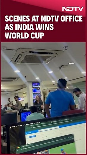 India vs South Africa T20 WC Final 2024: Scenes At NDTV Office As India Wins World Cup