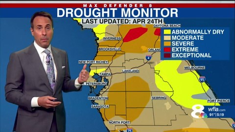 Hot, lots of sun and no rain for the Tampa Bay area