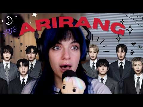 FIRST listen to ARIRANG (& My FIRST BTS Album release) ✨ FULL ALBUM Reaction to ARIRANG - BTS ✨
