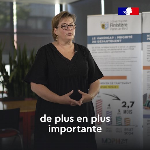 1.2K views · 16 reactions | Tour de France des solutions |  Bienvenue à la maison départementale des personnes handicapées (MDPH) du Finistère. ✅ Plusieurs leviers ont été activés pour réduire les délais de traitement des dossiers et améliorer la qualité de l’accueil. Découvrez les mesures concrètes mises en place dans cet établissement qui portent déjà leurs fruits ⤵ | Ministère des Solidarités | Facebook