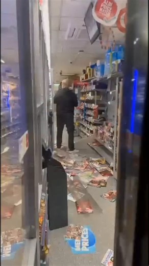 London & uk Street News on Instagram: "Co-op store in Dagenham last night"