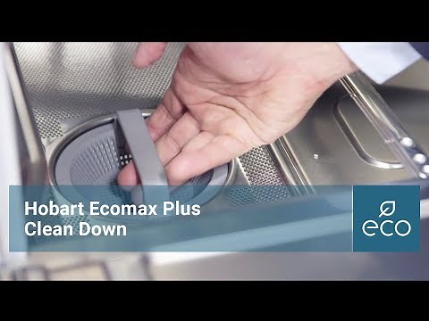 How to clean your Hobart Ecomax Plus Undercounter Dishwasher or Glasswasher