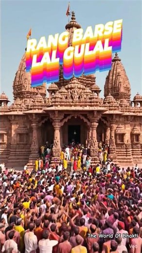 rang barse laal gulaal #shortsfeed #youtubeshorts #krishna