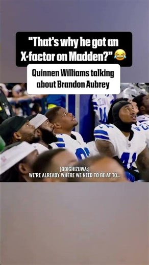 Quinnen was really learning in real time how good Brandon Aubrey is 😭 (via @dallascowboys/IG)