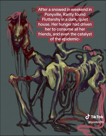 Who do you want to see next? #mlp #mlpinfection #mlphorror #mlpgrimdark #mlpau #mlpcreepypasta #analoghorror #mlpvirusau #digitalart #mlpgore #infectionau #fluttershy #longshy