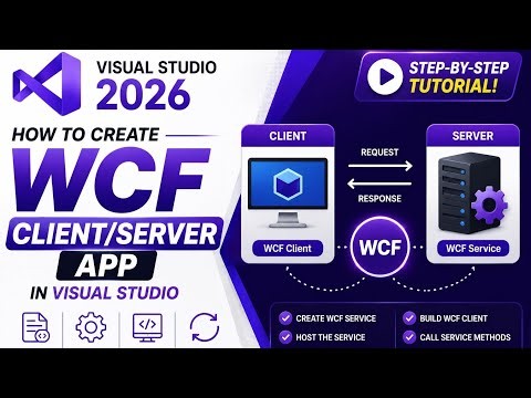 How to Create a WCF Client & Server Application in Visual Studio 2026