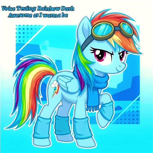 Rainbow sings "Awesome as I wanna be" (Voice test for series) Like and subscribe!