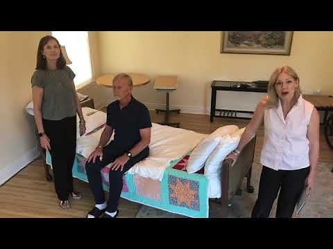 How to position to Lying from from Sitting at the Edge of the Bed