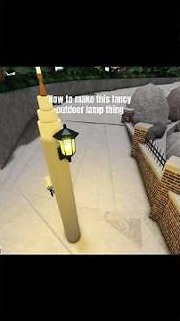 How to make a old time outdoor lamp in bloxburg! #robloxbloxburgspeedbuild #bloxburg