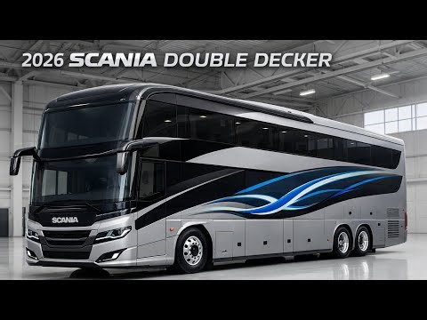 INSANE 2026 Scania Double Decker – The World's Most Powerful Luxury Mega Bus!