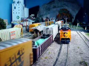 Railfanning the layout.