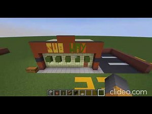 Minecraft Tutorial 2024: How to build a Subway 🥪