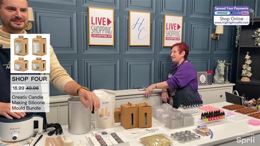 We've got candle goodies in this hour show on Hollywick Lane! | Highlight Crafts