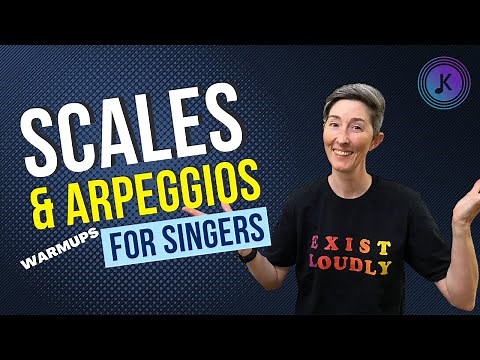 Scales and Arpeggios For Singers | Vocal Warmup | Sing Scales | Sing Arpeggios