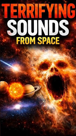 Top 5 most terrifying sounds ever recorded from space..💀#ytshorts